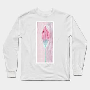 Pink Tulip Painting Long Sleeve T-Shirt